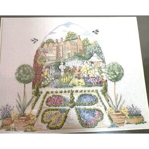 Permin Of Copenhagen English Garden Cross Stitch Pattern 151100 44x56cm